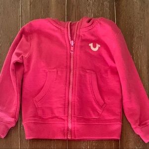 Hot Pink True Religion Hooded Sweatsuit- SOLD